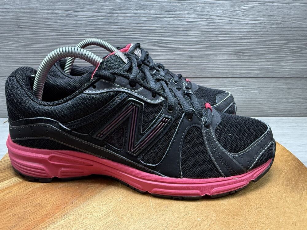 New Balance Womens 490 V1 W490BV1 Black Running Shoes Sneakers Size 9